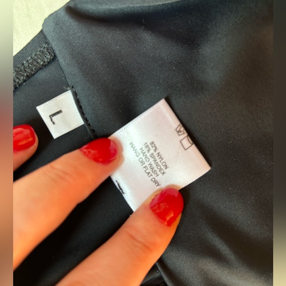 Na Nin Anita Bandeau Swim Top in Onyx Black size Large - Picture 6 of 8